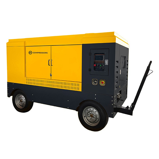 Дизельный винтовой компрессор ET-Compressors ET SDY-1060T-10 на шасси